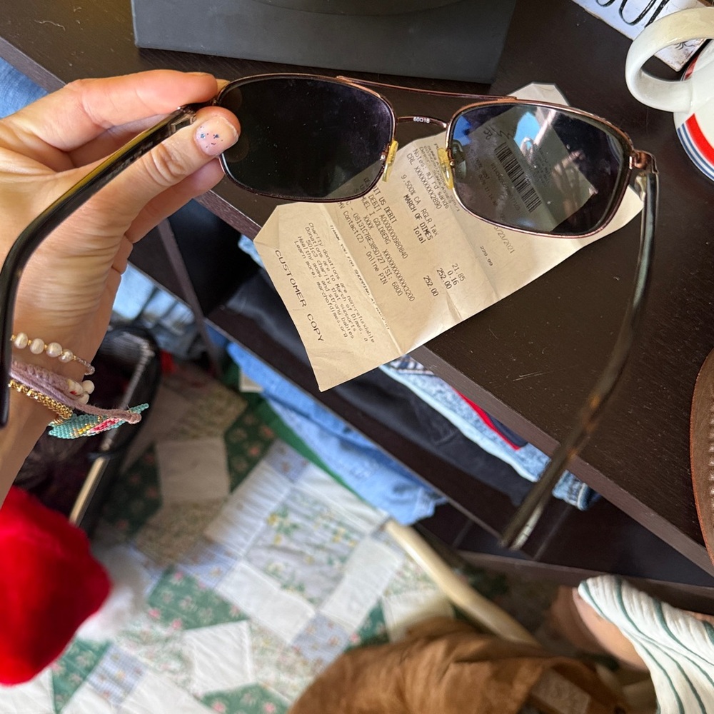 Maui Jim Brown Aviator Sunglasses - Picture 6 of 10